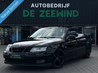 Saab 9-3 Cabrio 2.0t Vector|Black on Black|windscherm|nieuw apk